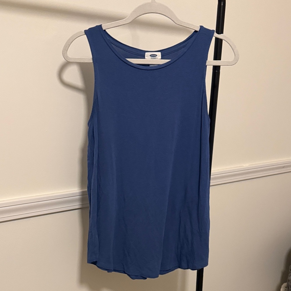 Old Navy Classic Blue Tank Top